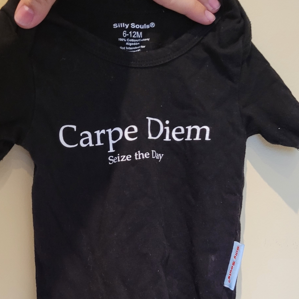 Carpe Diem Seize the Day onesie